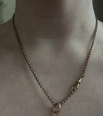 RARE Antique Victorian 9ct Gold Belcher/ Rolo Chain | Dog Clip | 19” | 8.69g