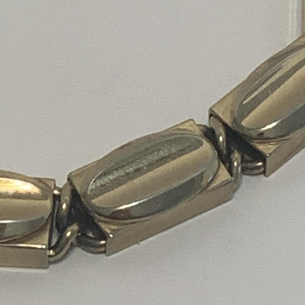 Vintage Barclay Necklace Metal Silver Tone Choker 16 inches Long