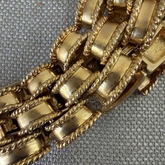 Rare Ciner MMA Museum Of Modern Art Necklace Collar Link Panther *455