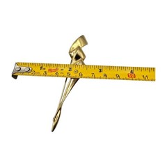 Vintage Brooch MJent Signed Abstract Design Regal Radiance Gold Tone SKU 2198