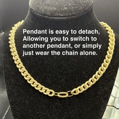 Custom Vintage Chunky Golden Rhinestone Sunflower Pendant Necklace, Easy Switch