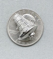 Vintage Sterling Silver Mercury Space Capsule Charm NASA Astronaut Opens 3D