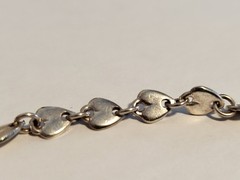 Vintage Sterling Silver, 0.925, Bracelet, 7″ long