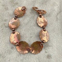 Vintage Copper Bracelet South Western 7’