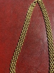 Vintage LANVIN GERMANY GOLD TONE CHOKER authentic
