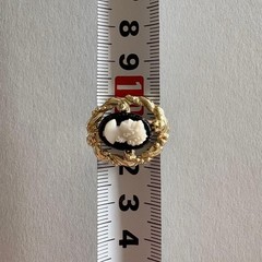 1970s USA Vintage Cameo-Style Earrings With SFG Stamp – Classical