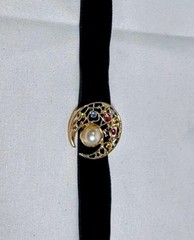 Mixed lot (8) Chokers, Fashion jewlery, Vintage to modern, Gothic, Y2K, Alchemy!