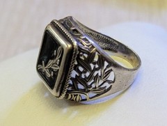 Vintage men’s ring sterling silver 925 Size 9.5 Weight 5.83 g. Ukrainian jewelry