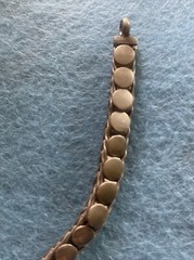 VINTAGE 925 STERLING UNUSUAL BRACELET 7.5” 4.7mm