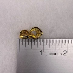 Swarovski Womens Gold Tone Crystal Drop Clip-On Earrings Elegant Vintage Style