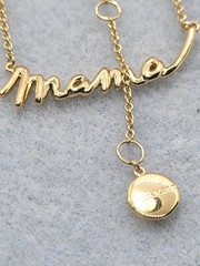 Set Of 3 Gold Tone Necklace Chain Charm Pedant.