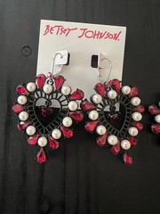 Betsey Johnson Rockin Riches Necklace and Earrings Set Rare – G2