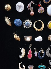 Vintage “Single” Earring/ Crafting Lot of over 65. 13 Signed 1.2lbs