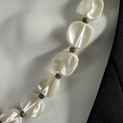 Vintage Medici Abalone Shell Single Strand Necklace Estate