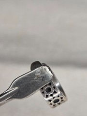 Vintage Signed Mark Anthony Sterling Silver Toe Ring SUNBURST DESIGN Size 3
