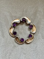 Antonio Pineda attributed Mexico sterling silver Amethyst Set