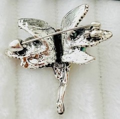 Vintage Style Fairy Angel Brooch Pin Colorful Enamel Wings