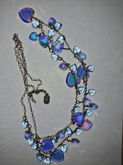 Vintage Pididdly Links Charm Necklace Set Kingston NY Heart Charms Statement
