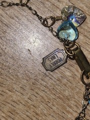 Vintage Pididdly Links Charm Necklace Set Kingston NY Heart Charms Statement