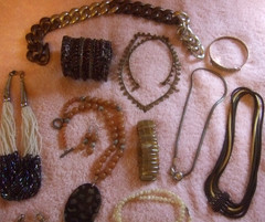 Estate Jewelry Vintage Costume Jewelry Necklaces Bracelets Earrings 12 Pieces
