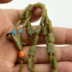 Multi-strand Afghani Jade Amazing Handmade Necklac Wth Unique & Earthy Aesthetic