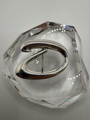 Vintage Sterling Silver “D” Or “O” Brooch 4.5cm