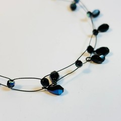Y2K Vintage Necklace Jewelry Sparkly Rhinestone Choker 2000s Retro Cute