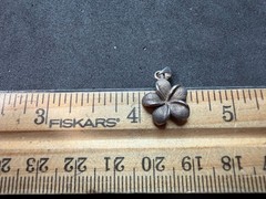 0.96g Vintage Sterling Silver 925 Flower Blossom Pendant Five Petal Floral M