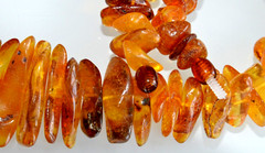 68gr RUSSIAN SOVIET BALTIC AMBER BEAD NECKLACE 琥珀 BRACELET STONE PENDANT EARRING