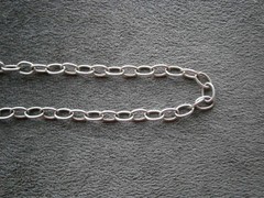 Dainty Open Oval Link Vintage 835 Silver Bracelet 7.25″ ~ 3.1g