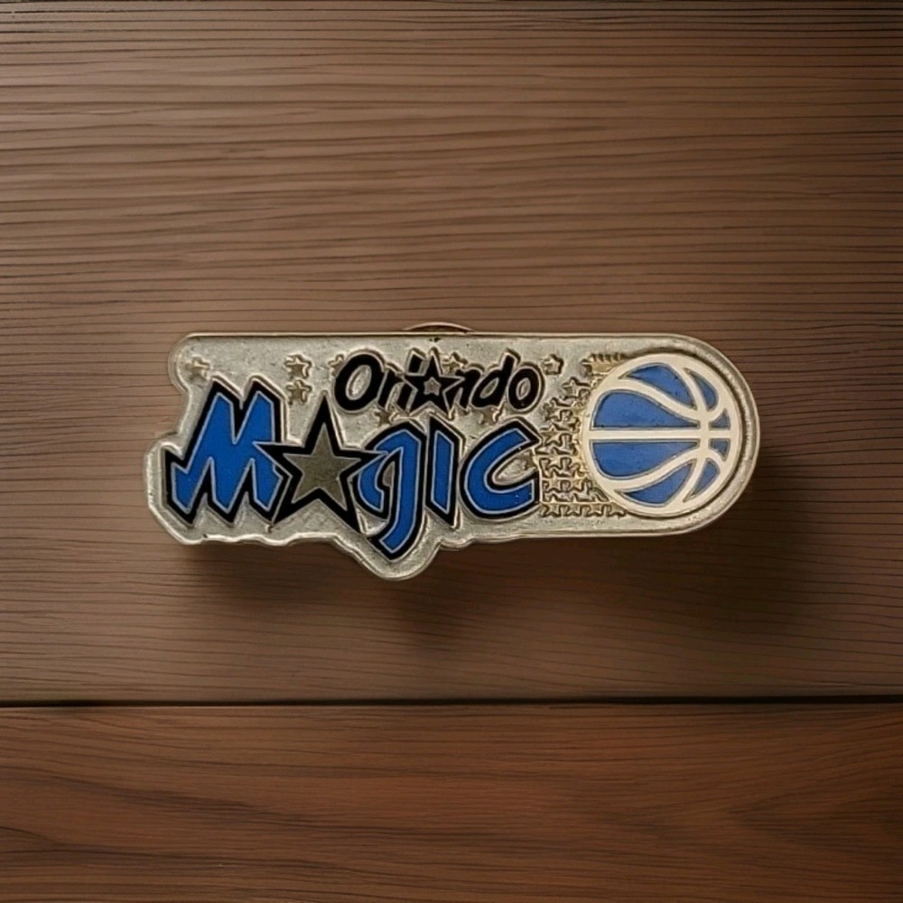 Vintage Brooch Pin Jewelry Excellent Condition Orlando Magic Basketball O96