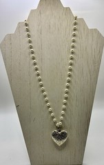 Large Vintage Heart Lot of Necklaces, Bracelets, Brooch’s, Earrings & a Ring 42