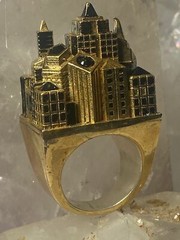 City Scape size 11.25 ring buildings architectural band