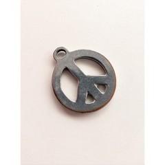 Vintage Y2K 90s Rainbow Peace Symbol Boho Hippie Collectible Mini Pendant Charm