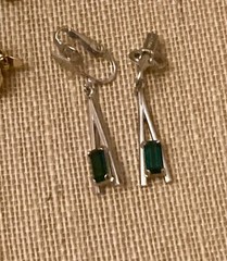 Vintage Clip On Earrings Lot of 10 Many Signed Crown Trifari Avon READ