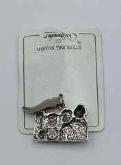 NOS Wheeler Mfg Co. Vtg Sterling Silver Mount Rushmore South Dakota 925 Charm