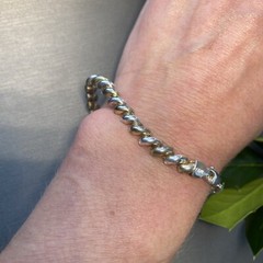 Vintage Saint Marco Bracelet Estate Fine Jewelry Pre-Owned Sterling Silver Italy