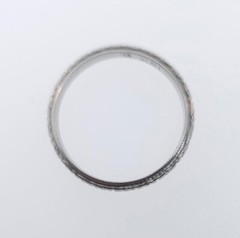 Antique Art Deco 1920’s 18k White Gold Wedding Band **EXCELLENT CONDITION**