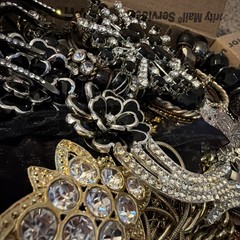 Vintage to Now Jewelry Lot, ALL WEARABLE Untested. No Broken. Box A5