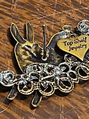 Lot Of 10 Cute Rabbit Post Earrings France Vintage 60s Brass Stampings Jewelry