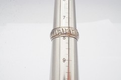 Vintage Sterling Silver 925 Ring Size 7.75 Textured