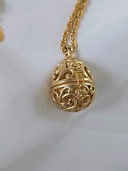 Joan Rivers Filigree Egg Cage Pendant Without Interchangeable Eggs