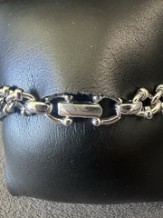 Vintage Monet Bracelet Silver And Gold Tone Signed 7”