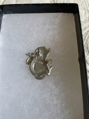 Hobo Possum Silver Tone Pin Tack Back