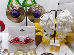 Vintage Costume Jewelry Earrings 80s 90s Y2K Pierced Clip Chunky Retro Lot