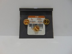 Casual Corner Scatter Pins 3 Art Deco Hats Gold Tone With Rhinestones