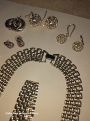various mixed jewelry lot costume Napier Set Watch Earrings bracelet Necklace