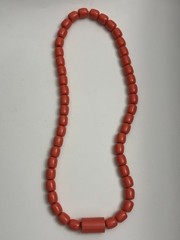 African Coral Necklace Traditional Africa Beaded Style Jewelry
