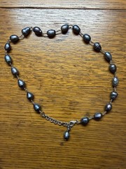 Vintage Fresh Water Pearl Necklace with Matching Bracelet