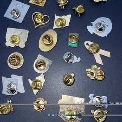 Hat Pin Lot Over 50 Assorted Some Signed Little To No Wear Except One